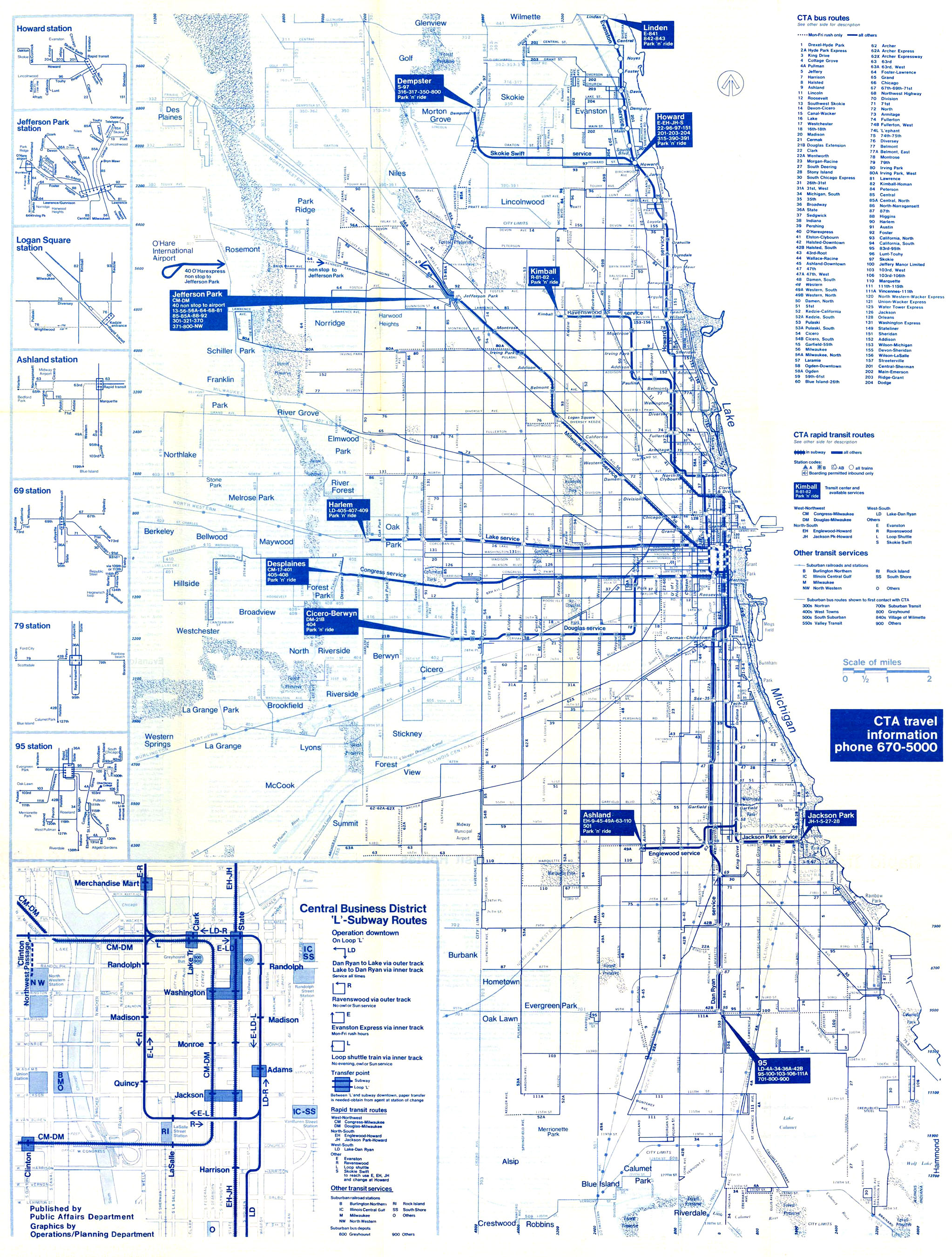 Chicago Bus Routes Map Chicago ''L''.org: System Maps - Route Maps