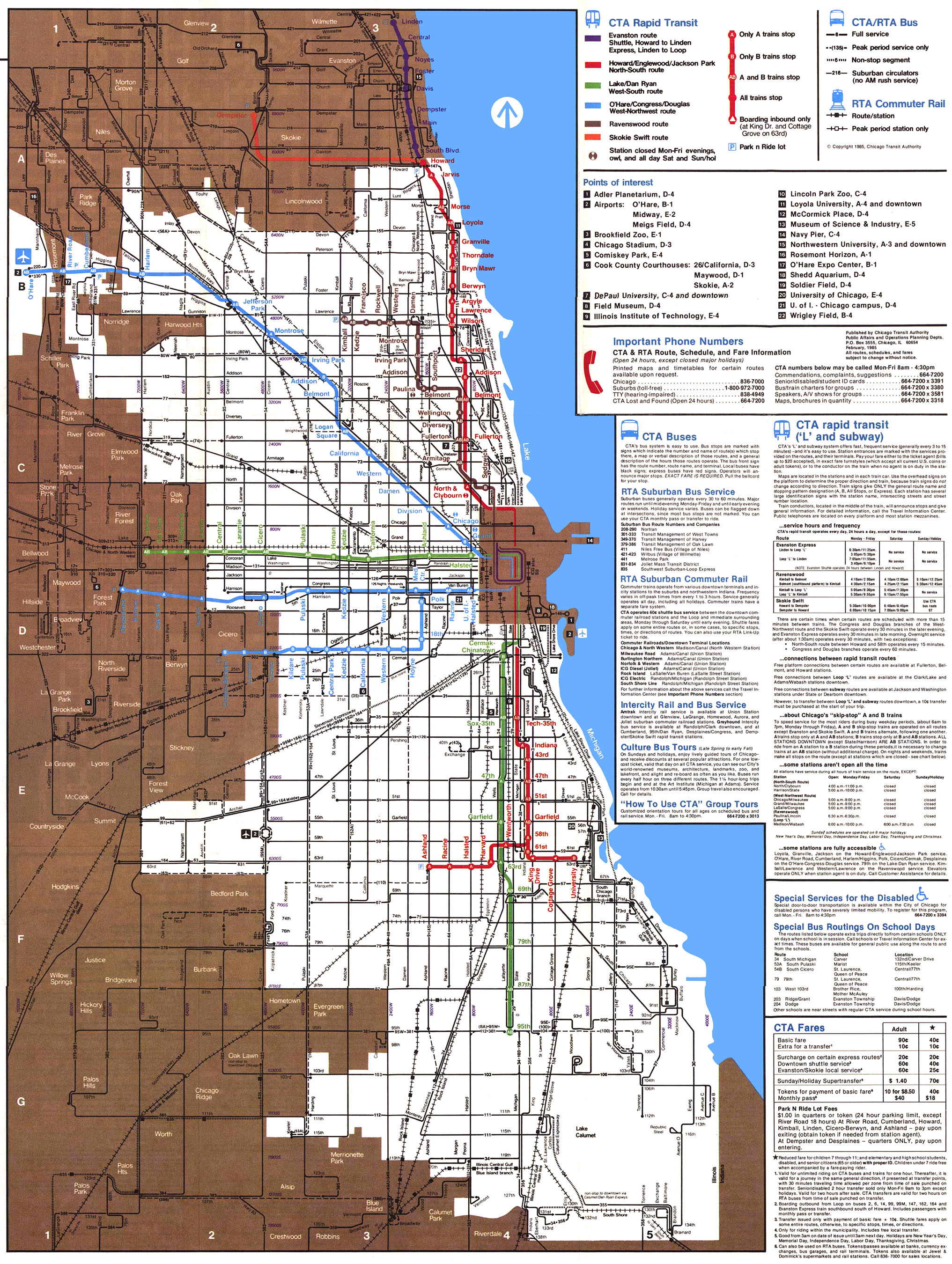 Chicago L Org System Maps Route Maps