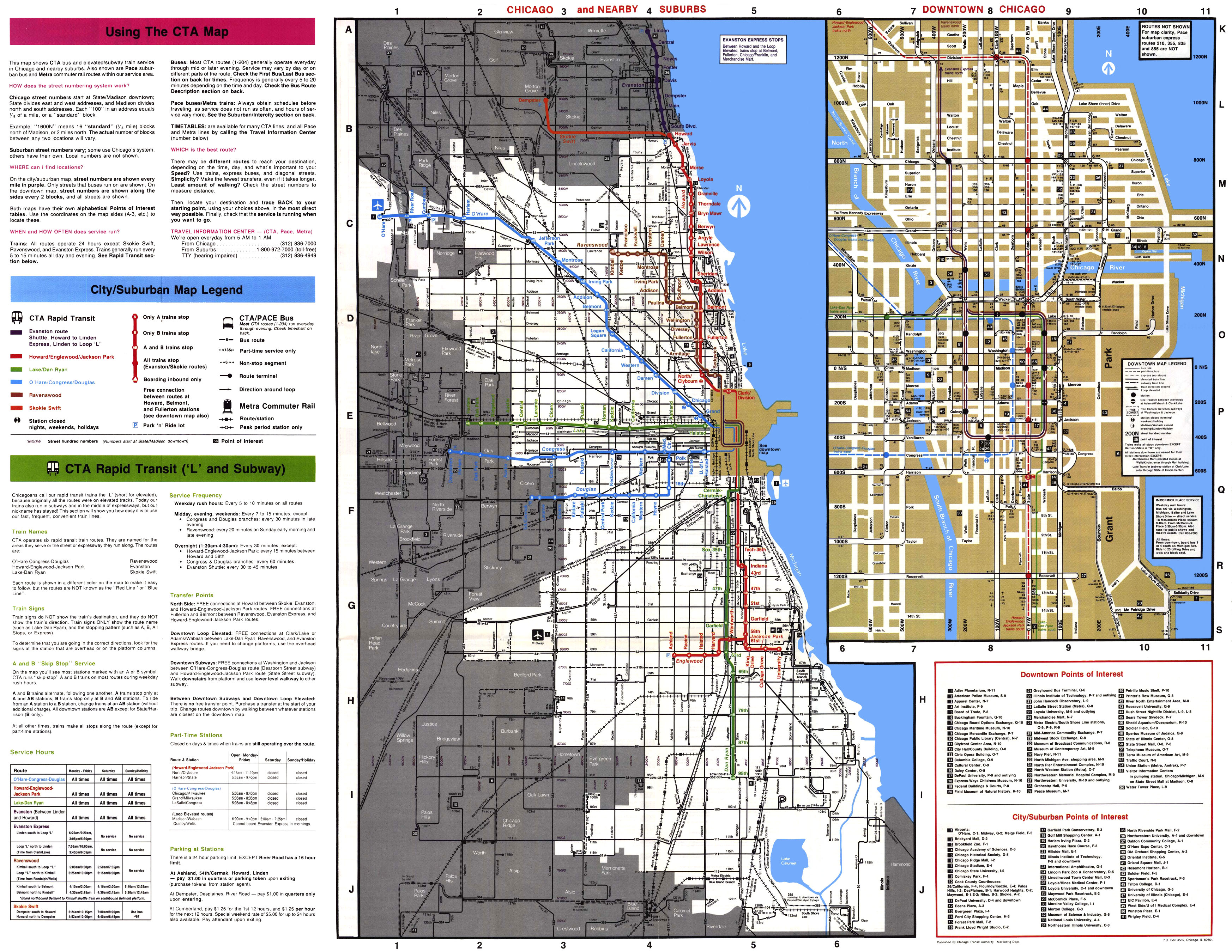 Chicago L Org System Maps Route Maps