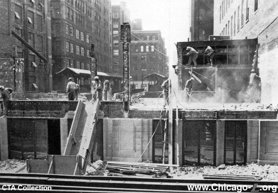 Chicago ''L''.org: Stations - Wells Street Terminal