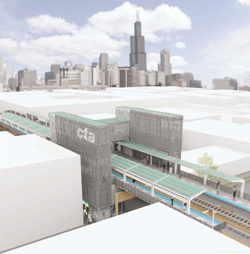 Chicago ''L''.org: Stations - Morgan